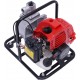 Semi-Trash Water Pump 2HP 2-Stroke 43CC Gas Powered Water Transfer Pump 1inch 27m³/h High Flow Air-Cooled Gasoline Engine Portable Water Pump for Irrigation, Drainage, Garden