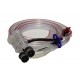 Goat Assembly Silicone Liners, Clear Shells Milk and Pulsator Hose with Plugs by Melasty