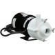 581503, 115 Volt, 1/12 HP, 750 GPH 3-MD-SC Semi-Corrosive Chemical Magnetic Drive Pump, 6-Foot Cord with Plug, Black/White