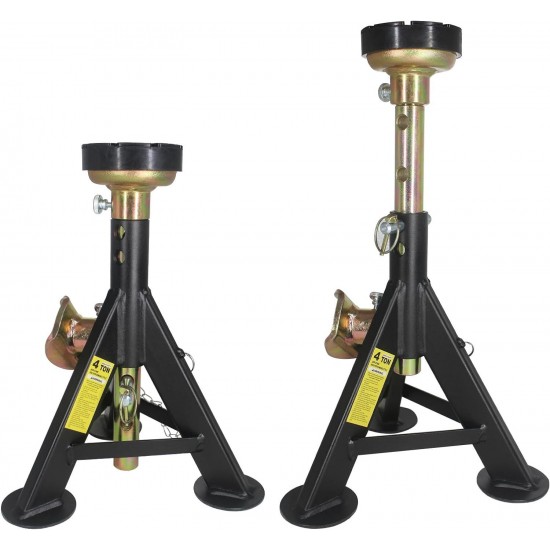 BESTOOL Heavy Duty Jack Stands, Multi-Functional Topped Adapter, Easy Switching -4 Ton, 8,000 lbs Capacity, 2 Pack