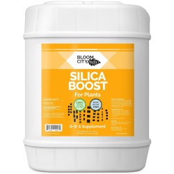 Liquid Silica Boost Fertilizer and Supplement by Bloom City, 5 Gallon (640 oz) Concentrated Makes 3750 Gallons