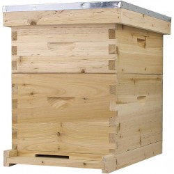 Starter Bee Hive with Frames & Wax Coated Foundations (NU8-1D1M)