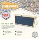 Made in USA - Fully Assembled Deep Beekeeping Frames with Double Wax Beeswax Coated Plastic Foundation - 20 Pack