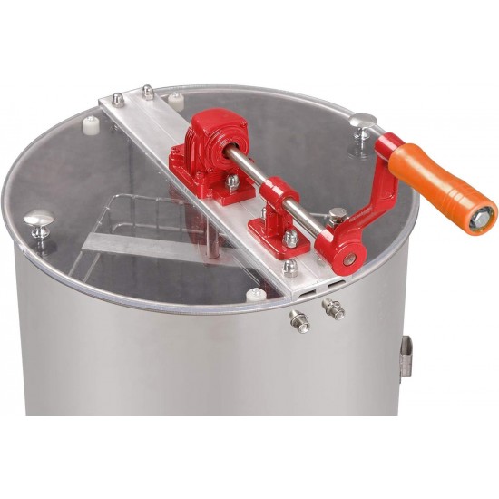 Pro 2 Frame Stainless Steel Honey Extractor Manual Crank Bee Crank Beekeeping Equipment Honeycomb Spinner Drum