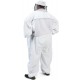 430P Big and Tall Ventilated Beekeeping Suit with Round Veil, 6XL, Arctic White