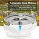 Electric Milking Machine for Goats/Cows 3L/7L/14L Portable Pulsation Vacuum Pump Milker with Stainless Steel Milk Bucket