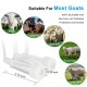 Electric Milking Machine for Goats 3L Portable Pulsation Adjustable Vacuum Pressure Pump Milker with Livestock Milking Machine