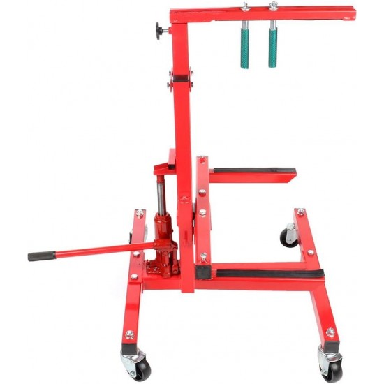 Red Car Door Installer and Remover Jack Lift Hoist Heavy Duty