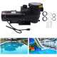 2HP Swimming Pool Pump Motor, 118.8GPM In/Above Ground Pool Pump 1500W for Water Circulation in Hotels Restaurants Aquaculture