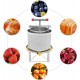 Mesh Manual Honey Presser Household Beekeeping Honey Pressing Machine Stainless Steel Fruit Honey Press Tools Wine Making Equipment,9.45x 11in Inner Bucket