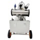 Electric Milking Machine, Farm Bucket Milker, SS Vacuum Pump Milking Machine for Cows/Goats with 25L 304 Stainless Steel Bucket,10-12Cows/Hour, with Wheels Easily Move for Cows/Sheeps