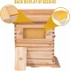 Wooden Beehive House Kit Automatic Beehives Boxes Starter Kit for Beekeepers