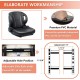 Universal Fold Down Forklift Seat with Adjustable Angle Back,Micro Switch And Safety Belt,for Toyota Forklift,Tractor,Excavator Skid Loader Backhoe Dozer Telehandler