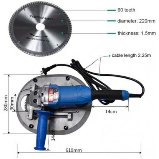 1700W Electric Big Cattle Dehorner Adult Cow Horn Cutting Machine Saw Cutter 220V