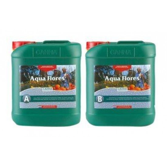 AQUA Flores A+B (Flower) - 5L Set by CANNA