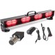 23.6 Wireless Tow Trailer Light Bar LED with 4-Pin Round Transmitter Powerful Magnetic Base for Truck Roadblock Cars Battery Brake/Turn Signal Emergency Tow Light Bar