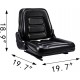 Universal Forklift Seat,Tractor Seat,with Micro Switch,for Tractor,Mower,Skid Loader,Telehandler,Backhoe,Excavator Dozer