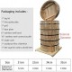 Honey Hive House 5 Layers Beekeeping Wooden Complete Beehive Boxes Kit Bee Supplies(13.8 D x 24.4 H)