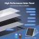 Solar Pond Aerator, 40W Solar Aerator Pond Bubbler with 6 Air Stones 40Ft Tube, Solar Powered Air Pump Oxygen Pump for Outdoor Ponds Stock Fish Tank Koi Pond Hydroponics Wildlife