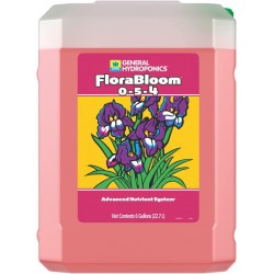 FloraBloom 0-5-4 Advanced Nutrient System to Provide Nutrients for Reproductive Growth, 6 Gal