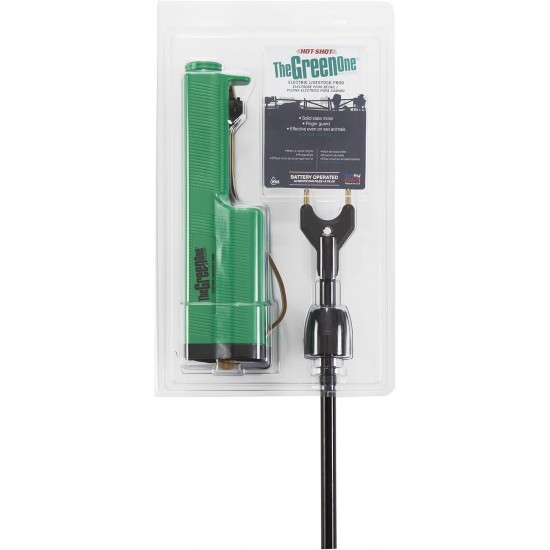 HS2000 The Green One Cattle Prod Livestock Prod with 42 Flexible Shaft (Item No. HS242)