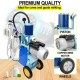 Electric Milking Machine 25L, 1440 RPM 10-12 Cows Per Hour Milker Machine, Milking Equipment with 304 Stainless Steel Bucket, Single Cow Milking Machine, Bucket Milker for Cows Goats Sheep