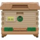 Ergo Insulated Bee Hive Set [NO Frames Included] (Single Deep, Tan Body Green Entrance)