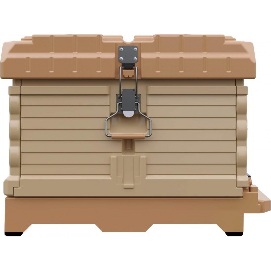 Ergo Insulated Bee Hive Set [NO Frames Included] (Single Deep, Tan Body Green Entrance)