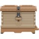 Ergo Insulated Bee Hive Set [NO Frames Included] (Single Deep, Tan Body Green Entrance)