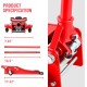 TOOLS-00235 Low Profile Hydraulic Trolley Service/Floor Jack, 3 Ton (6000 lbs) Capacity, Lifting Range 3-20