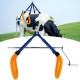 Cow Hip Lift, 2204LB Adjustable Cow Hip Clamp OB Milking Birthing Lame, Stainless Steel Stand Up Assist Device for Dairy Farm Cattle Helper Dystocia