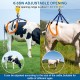 Cow Hip Lift, 2204LB Adjustable Cow Hip Clamp OB Milking Birthing Lame, Stainless Steel Stand Up Assist Device for Dairy Farm Cattle Helper Dystocia