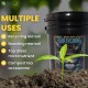 Earthshine - Biochar & Humic Acid Blend/Activated Charcoal/Sequesters Carbon/Organic Soil Booster, Top Soil, Plant Food/Compost Tea/Derived from Worm Castings / 30 lb.