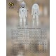 Sting Proof Bee Suit, 3 Layer Bee Keeper Suit for Men, Premium White Fabric Mesh Beekeeper Suit, Professional Bee Suits for Men Sting Proof, Unisex Hornet Suit with Gloves Large