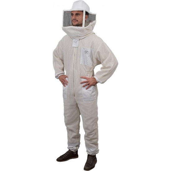 422 Aero Beekeeping Suit with Square Veil, XL, Field Tan