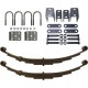 6000# 6K Single Trailer Axle Suspension Kit Leaf Spring/U-Bolt/Hanger Kit