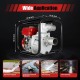 Gasoline Water Pump 7.5 HP 196cc Agricultural Irrigation Transfer Pump High Flow Rate Water Pump for Garden Pool Tunnel, 19.5x14.5x16.7 in,3600r/min