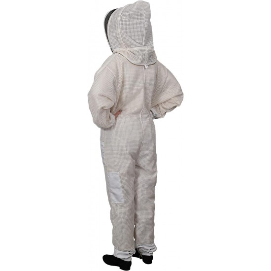 421 Aero Beekeeping Suit with Fencing Veil, 5XL, Summer Beige