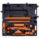 10 Ton Porta Power Kit, Hydraulic Ram with Pump, 4.6 ft/1.4 m Oil Hose Car Jack Ram, Auto Body Frame Repair Tool with Storage Case for Automotive, Garage, Heavy Equipment, Mechanic (22046 LBS)