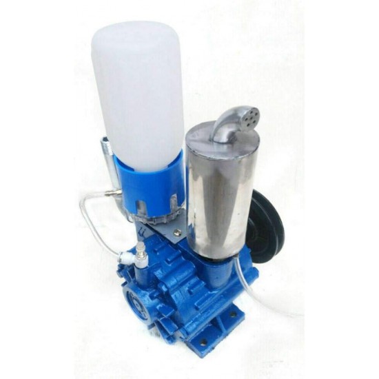 Milking Machine Vacuum Pump, 250 L/Min Portable Cow Goat Milking Machine Vacuum Pump Milker Bucket Milking Machine Livestock Milking Equipment