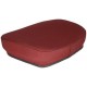 Seat Cushion - Steel Core Fabric Burgundy fits International 1086 3688 5488 1460 3088 786 3388 Hydro 186 3288 986 3588 5288 1440 1586 886 5088 1486 1480 fits Case fits Massey Ferguson fits Case IH