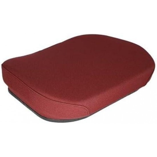 Seat Cushion - Steel Core Fabric Burgundy fits International 1086 3688 5488 1460 3088 786 3388 Hydro 186 3288 986 3588 5288 1440 1586 886 5088 1486 1480 fits Case fits Massey Ferguson fits Case IH