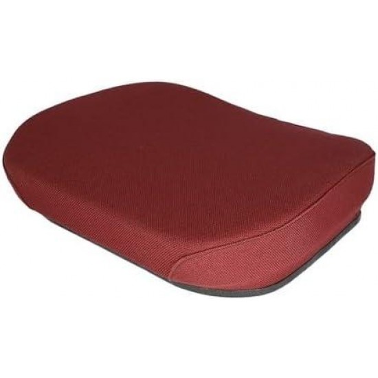 Seat Cushion - Steel Core Fabric Burgundy fits International 1086 3688 5488 1460 3088 786 3388 Hydro 186 3288 986 3588 5288 1440 1586 886 5088 1486 1480 fits Case fits Massey Ferguson fits Case IH