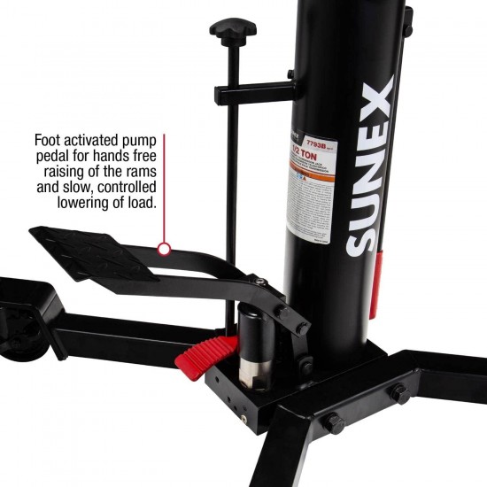 Sunex 7793B 1/2-Ton Telescopic Transmission Jack