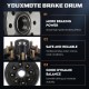 8 on 6.5 Trailer Hub Drum Kit 12 x 2 inch, 8 Hole, 6.5 Bolt Circle, Trailer Electric Brake Drum Assembly for 7,000 lbs. Axle