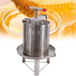 Manual Honey Press Extractor Beekeeping Supplies Stainless Steel Mesh Honey Press Honey Strainer Spinner Press