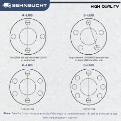 Trailer Electric Brakes, 2 Pair of Electric Brake Assembly 12 X 2 for 5200lb 6000lb 7000lb Axle-(Set 4: 2 Left+2 Right)