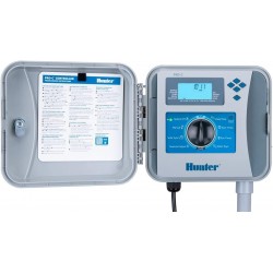 Hunter Pro-C P2C-400 Indoor Outdoor Modular Controller 4-Station Base Timer Expandable to 32 Stations w/ Optional Expansion Modules - P2C400 Replaces PC400 and PC400i (P2C-400 with 16 Zones)