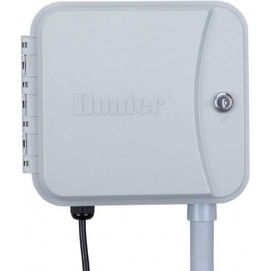 Hunter Pro-C P2C-400 Indoor Outdoor Modular Controller 4-Station Base Timer Expandable to 32 Stations w/ Optional Expansion Modules - P2C400 Replaces PC400 and PC400i (P2C-400 with 16 Zones)