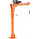 Electric Pickup Truck Crane, 1100 lbs Capacity, 360° Swivel, Truck Jib Crane Hoist with Three Boom Capacities of 275 lbs, 550 lbs & 1100 lbs, for Lifting Goods in Construction, Forestry, Factory